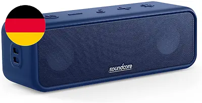 Kaufen Soundcore 3 Bluetooth Lautsprecher, Stereo-Sound, Audiotreiber Mit Titan-Membran • 95.78€