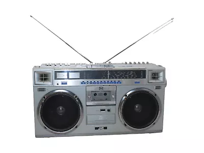 Kaufen ⭐ JVC RC-M70JW Stereo Boombox Tape Deck Kassettendeck Ghettoblaster Defekt ⭐ • 79.90€