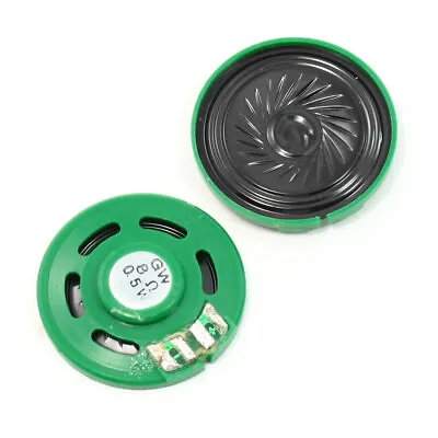 Kaufen 2Pcs 39mm Dmr Grün Schwarz Rund Magnetische Plastik Lautsprecher 8 Ohm 0,5Watt • 8.79€