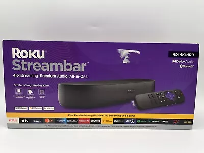 Kaufen Roku Streambar 4K HDR Media Player Und Soundbar - Schwarz • 74€