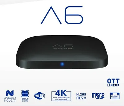 Kaufen Amiko Receiver A6 Stalker Hdmi Mytv Android 7.1 Wifi Full IP TV Streaming Box • 73.50€