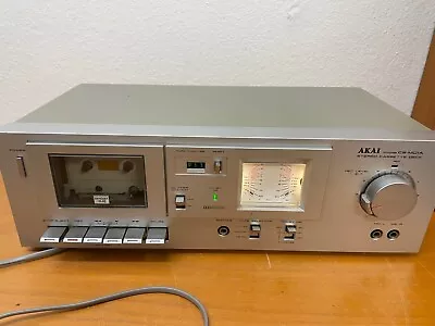Kaufen AKAI CS-M01A Stereo Cassette Deck Tapedeck Nicht Geprüft Silber • 1€
