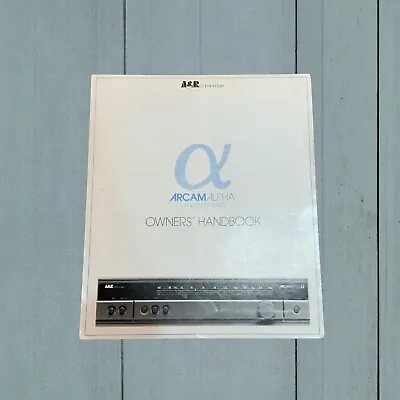 Kaufen Arcam Alpha AM/FM Radio Tuner Bedienungsanleitung • 7.90€