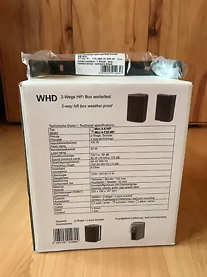 Kaufen WHD Lautsprecher 2Wege HiFi Box,Neu, Wetterfest, Mini4—T30WP • 99€