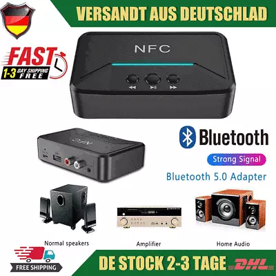 Kaufen Wireless Bluetooth 5.0 Receiver RCA AptX LL NFC 3.5mm Aux USB Audio Adapter Tdd • 16.99€