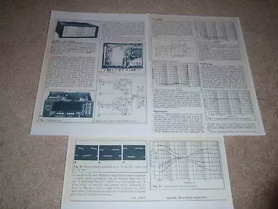 Kaufen Marantz 1120 Verstärker Review, 3 Seiten, 1973, Voll Test • 8.79€