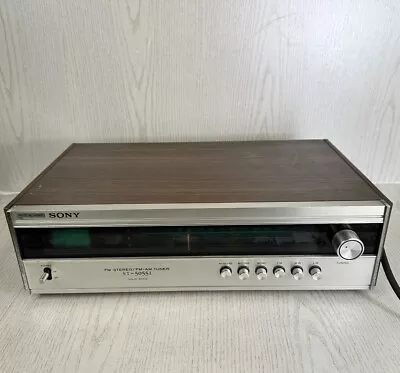 Kaufen Sony ST-5055L AM FM MW LW Retro Stereo Tuner Radio Hifi Separat 1970er Jahre Holz • 58.47€