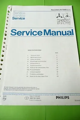 Kaufen Service Manual-Anleitung Für Philips  N 7300 ,ORIGINAL ! • 23€