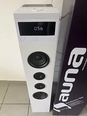 Kaufen 2.1 Turm Standlautsprecher 120W Bluetooth UKW Radio USB MP3 Player Box Subwoofer • 66.66€