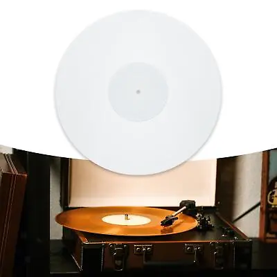 Kaufen 12\ Zoll Acryl Plattenspielermatte Plattenspieler Platte Matte Schallplattenspieler Weiß • 30.16€