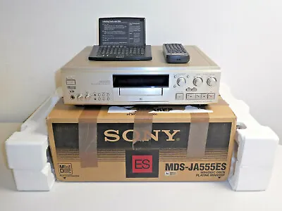 Kaufen Sony MDS-JA555ES High-End MiniDisc Recorder OVP W.NEU, 2x FB, 2 Jahre Garantie • 3,999.99€