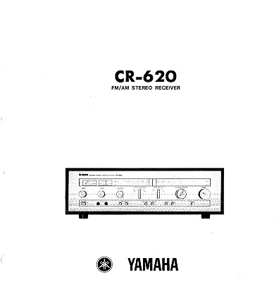 Kaufen Service Manual-Anleitung Für Yamaha CR-620  • 11€