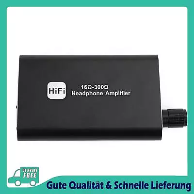Kaufen 16-300Ω HIFI Kopfhörerverstärker Tragbarer 3.5mm AUX AMP Mit Audio USB Kabel • 22.60€