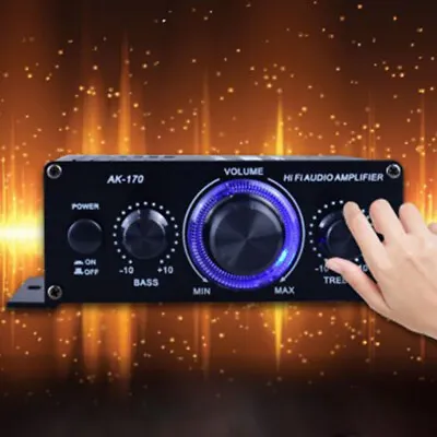 Kaufen Mini Dc 12V Hifi Betrieben Verstärker Stereo Audio Empfänger Fm Radio MP3 • 23.80€