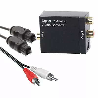 Kaufen Auvisio Audio-Konverter Digital (Toslink/Koaxial) Zu Analog (Cinch) Mit Kabel • 14.99€