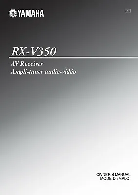 Kaufen Bedienungsanleitung-Operating Instructions Für Yamaha RX-V350  • 13€