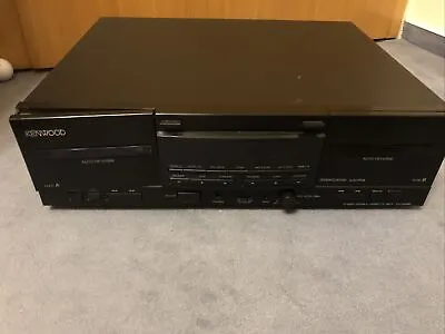 Kaufen KENWOOD KX-W4080 High-End HIFI Stereo Doppel-Kassettendeck Defekt Vintage • 44.60€