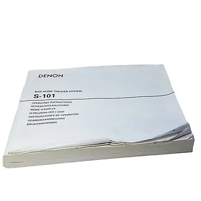 Kaufen DENON S-101  Handbuch Bedienungsanleitung,  7 Sprachen #999 • 9.95€
