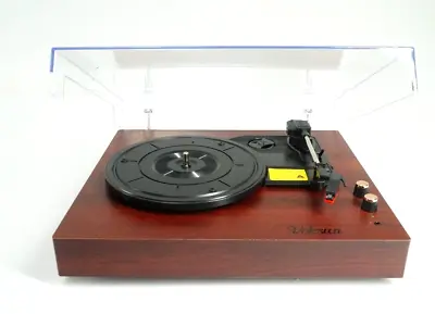 Kaufen Plattenspieler Bluetooth Vinyl Schall Digital NEU 3-Gang LP Turntable Holz Retro • 39.95€