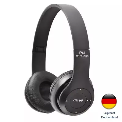 Kaufen Hochwertige P47 Drahtlose Ohrhörer / Kopfhörer ~ Bluetooth Faltbare Kopfhörer • 14.95€