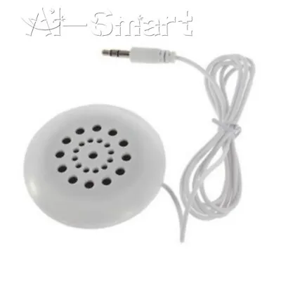 Kaufen Mini 3,5 Mm Kissen Lautsprecher Für MP3 MP4 CD Player Telefon Radio Weiß Hohe Qualität • 1.71€
