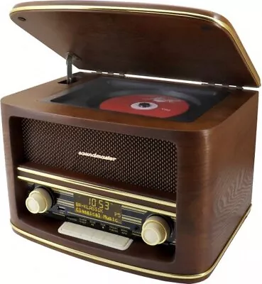 Kaufen Soundmaster NR961 Nostalgie Stereoanlage Mit CD-Player MP3 DAB+ Digitalradio USB • 84.94€