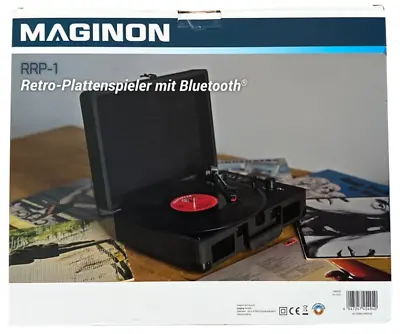 Kaufen Maginon Retro Plattenspieler Mit Bluetooth® RRP-1 Lautsprecher MP3 Umwandlung • 47.40€