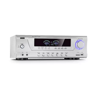 Kaufen HiFi-Verstärker Digital Stereo Amplifier 5.0 2x120W + 3x50W RMS Bluetooth Silber • 99.99€