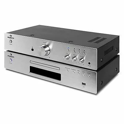 Kaufen Auna Hifi System VerstrÄker Amplifier Anlage Lcd Display Usb Cd Spieler  • 169.99€