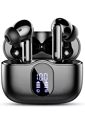 Kaufen Bluetooth Kopfhörer 5.3 Sport In Ear  Mit 4 Mikrofon LED Anzeige 40 Stunden HiFi • 19.99€