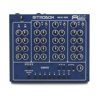 Kaufen AVP Synth Ritmobox Analog Drum Synthesizer - Saphirblau • 817.49€