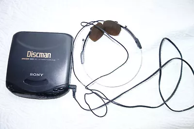 Kaufen Vintage Sony Diskman D-143 Tragbarer CD-Player Walkman Funktioniert Kopfhörer • 39€
