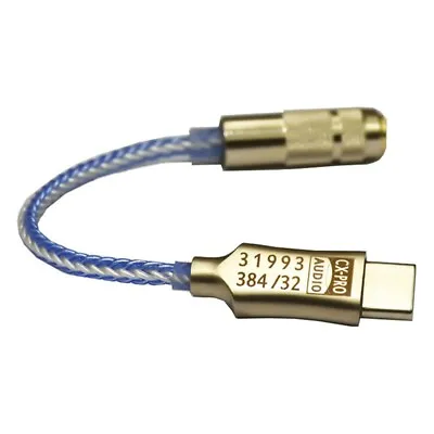 Kaufen CX31993 USB Typ C DAC KopfhöRer VerstäRker Blau Mit 3,5 Mm Ausgang SNR128DB 8 • 11.44€