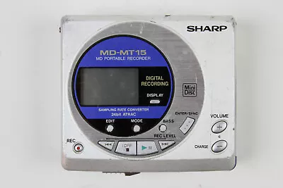 Kaufen Sharp MD-MT15 Minidisc Recorder Teils Defekt / Partially Not Working (WKM160) • 45€