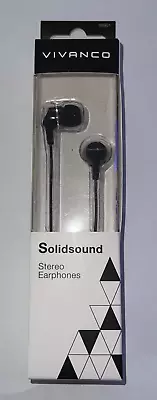 Kaufen Vivanco SOLIDSOUND BLACK In Ear Kopfhörer Kabelgebunden 1,2m Schwarz NEU OVP • 9.99€
