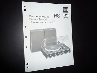 Kaufen Original Service Manual Schaltplan Dual HS 132 • 12.50€