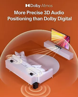 Kaufen Dolby Atmos Soundbar TV Wireless Subwoofer 5.1 ULTIMEA Poseidon D60 Bluetooth • 99€