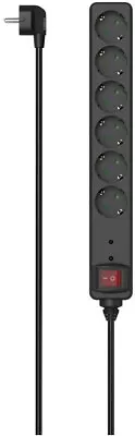 Kaufen Hama Netzkabel/Adapter Steckdosenleiste 6-fach (1,4m) Schwarz • 22.99€