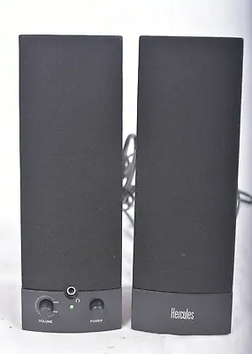 Kaufen Hercules 2.0 10 Lautsprecher Boxen Schwarz Soundsystem PC Büro 4780845 • 9.95€