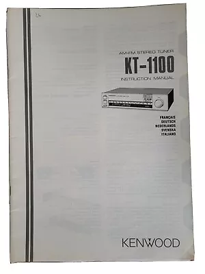 Kaufen Bedienungsanleitung Kenwood KT-1100 • 8.99€