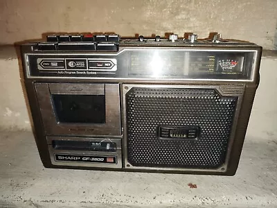 Kaufen Sharp GF 3800  Radio UKW/Kassette Ghettoblaster Vintage Bastler / Sammler  • 25.99€