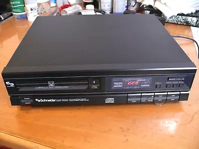 Kaufen Schneider CDP 7000 Compact Disc Digital Audio CD PLAYER 80ER Retro Vintage • 65€