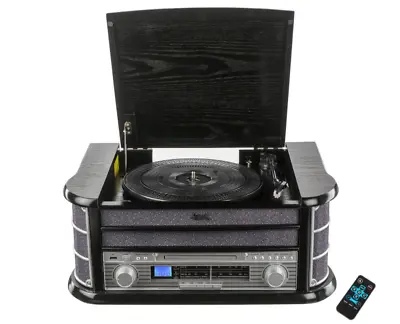Kaufen Stereoanlage Nostalgie Musikcenter + Plattenspieler (33 45 78) CD-Player UKW/MW- • 249.90€