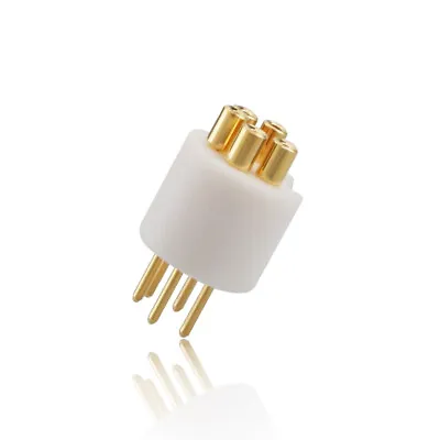 Kaufen Vergoldet 5-Pin DIN Männlich Stecker Plug TIDP Tonearm Connector PTFE Insulation • 110.74€
