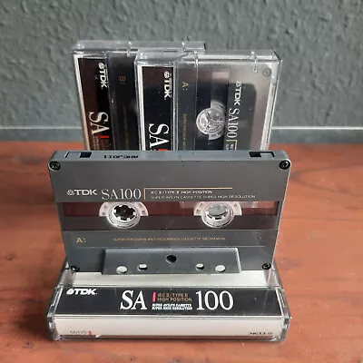 Kaufen ⭐️3x TDK SA100 Typ 2 Kassetten Audiokassetten Tape / Unbeschriftet / Geprüft • 9.90€