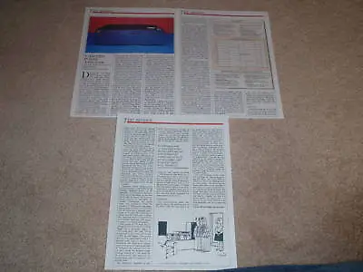 Kaufen NAD 2200 Verstärker Review, 1985,3 Seiten, Voll Test • 8.79€