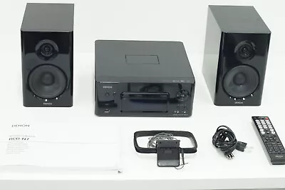 Kaufen Denon CEOL RCD N7 Kompaktanlage Mit Denon SC-N7 Lautsprecher Hochglanz Schwarz • 149.95€