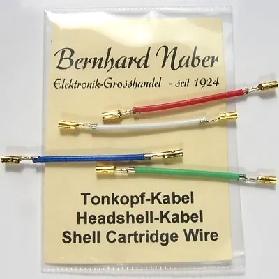 Kaufen Analoges Headshellkabel Tonkopf-Kabel / Headshell Kabel Set NEU - Cable Wire New • 7.50€
