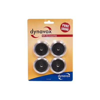Kaufen Dynavox Aluminium-Füsse Für HiFi-Geräte 4er-Set Silber HiFi-Gerätefüsse 50mm • 16.90€