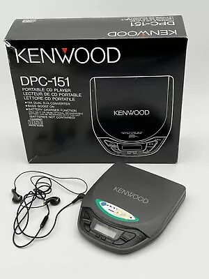 Kaufen Kenwood Discman DPC-151 Vintage Tragbarer CD-Player 90er Jahre Im Karton • 99.99€